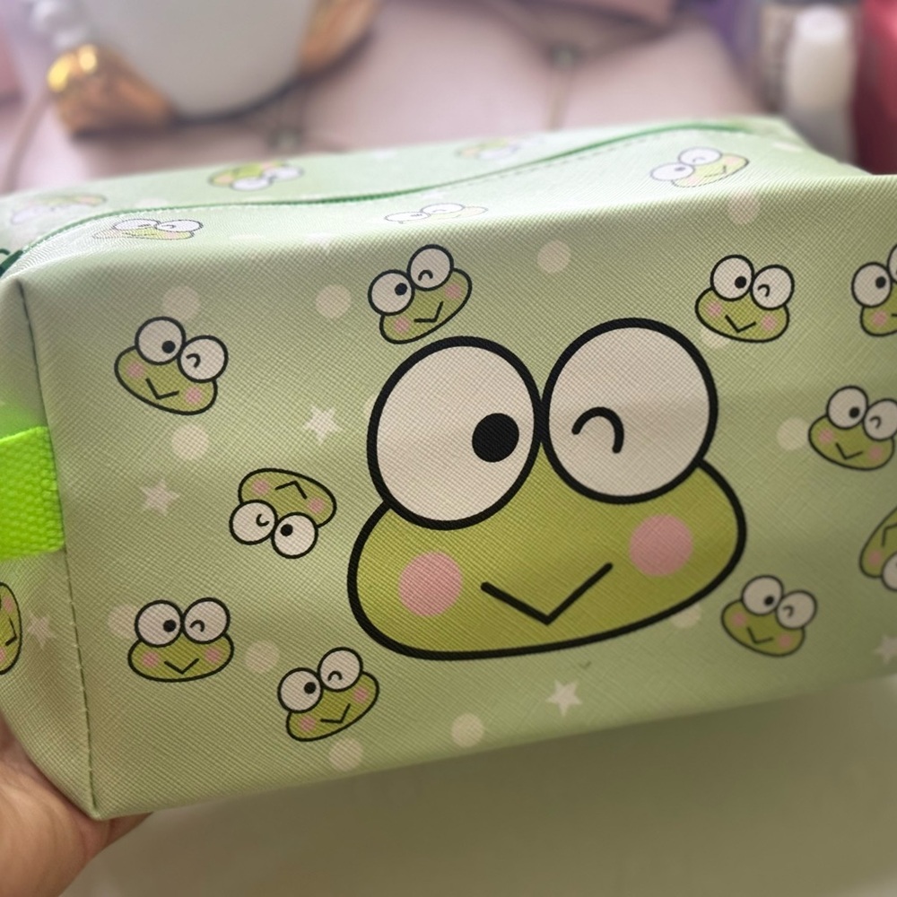 Green Frog Kids Pencil Case